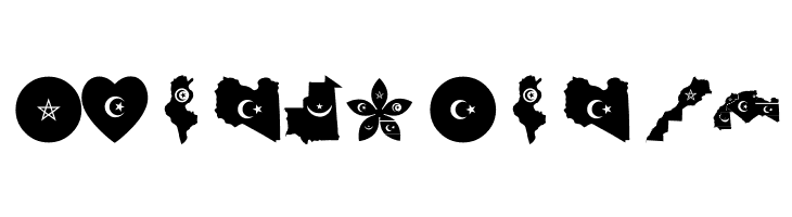 alittihad almaghribi color  Free Fonts Download