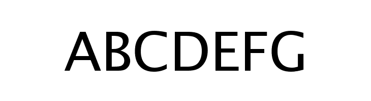 ABCDEFG Lucida Sans Unicode Font
