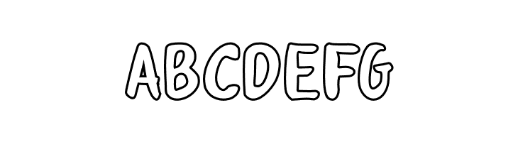 Oleander Cakes Outline  Free Fonts Download