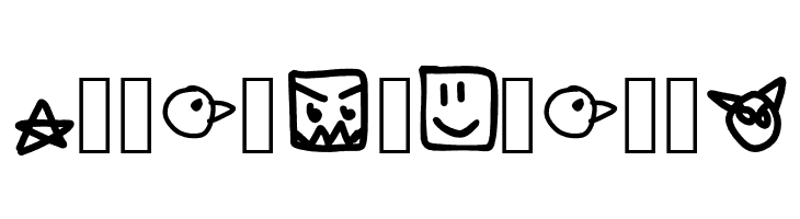 KidPixymbols  Free Fonts Download