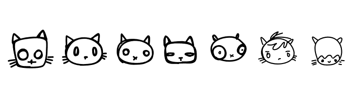 CharacterCats  Free Fonts Download