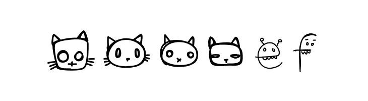 CharacterCats  Free Fonts Download