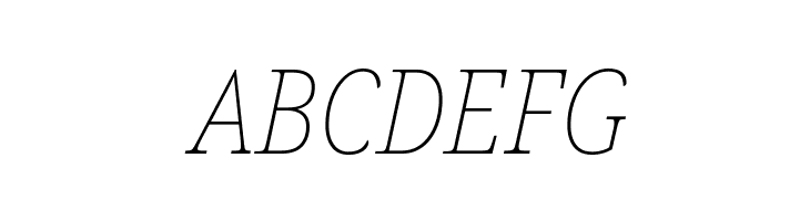 Noto Serif Condensed Thin Italic  Free Fonts Download