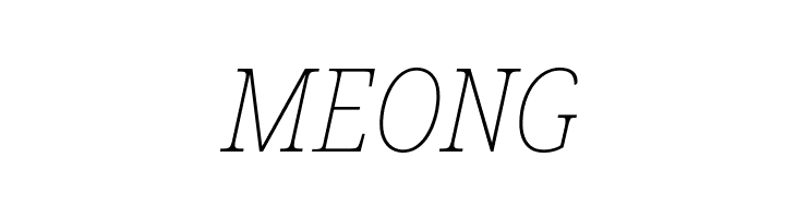 Noto Serif Condensed Thin Italic  Free Fonts Download