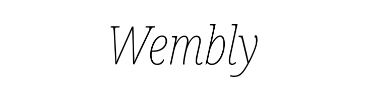 Noto Serif Condensed Thin Italic  Free Fonts Download