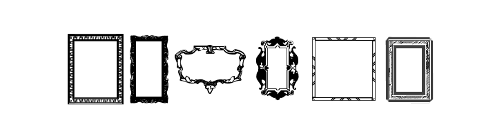 Lots of Frames  Free Fonts Download