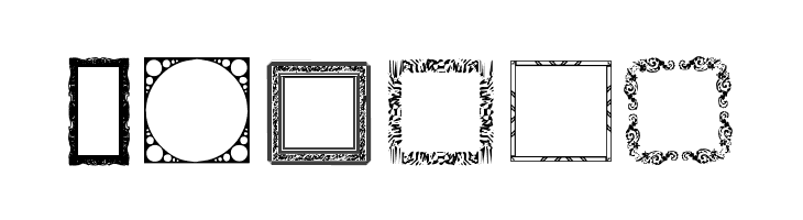 Lots of Frames  Free Fonts Download