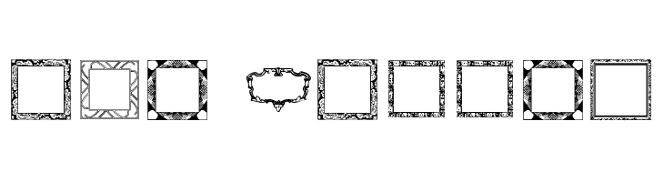 Lots of Frames  Free Fonts Download