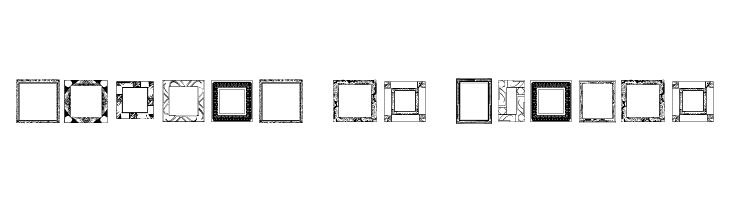 Lots of Frames  Free Fonts Download