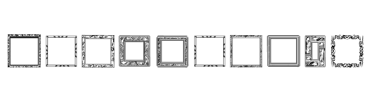 Lots of Frames  Free Fonts Download