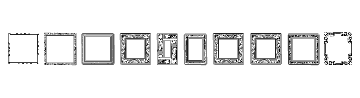 Lots of Frames  Free Fonts Download