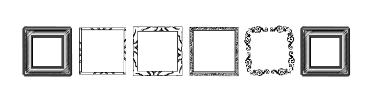 Lots of Frames  Free Fonts Download