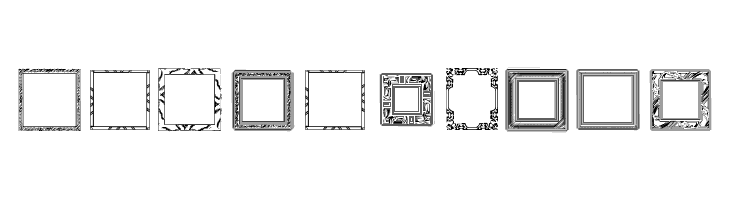 Lots of Frames  Free Fonts Download