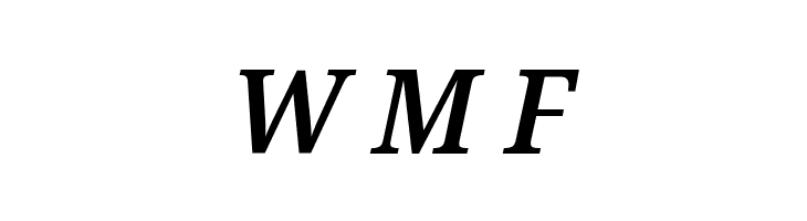 Noto Serif SemiCondensed SemiBold Italic  Free Fonts Download