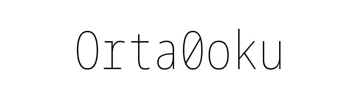 Noto Sans Mono ExtraCondensed Thin  Free Fonts Download