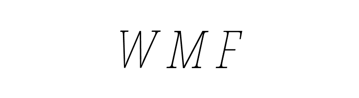 Noto Serif ExtraCondensed Thin Italic  Free Fonts Download