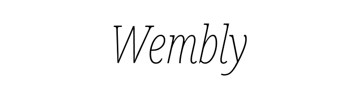 Noto Serif ExtraCondensed Thin Italic  Free Fonts Download