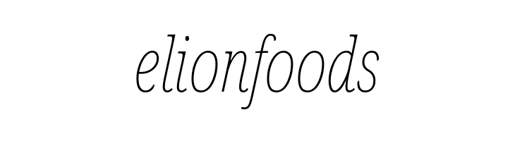 Noto Serif ExtraCondensed Thin Italic  Free Fonts Download
