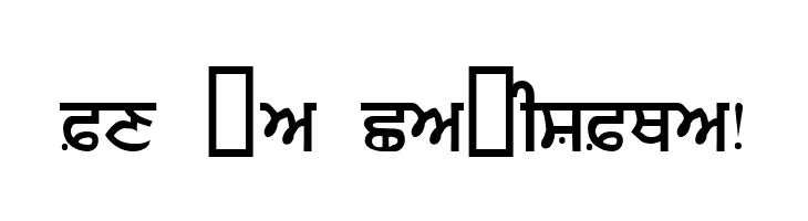 Gurmukhi_IIGS  Free Fonts Download