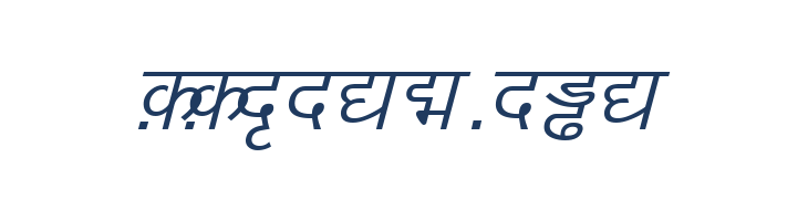 DV-TTYogeshEN Italic font — Lorem ipsum body text preview