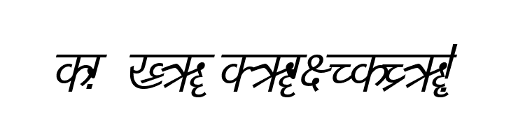 DV-TTYogesh Italic  Free Fonts Download