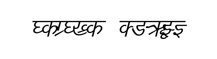 DV-TTYogesh Italic  Free Fonts Download