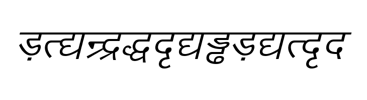 DV-TTYogesh Italic  Free Fonts Download