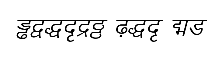 DV-TTYogesh Italic  Free Fonts Download
