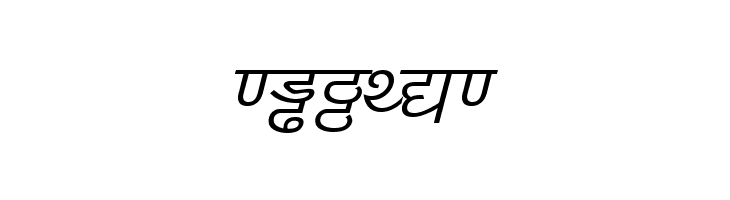 DV-TTYogesh Italic  Free Fonts Download