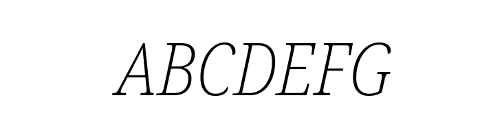 Noto Serif Condensed ExtraLight Italic  Free Fonts Download