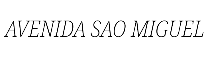 Noto Serif Condensed ExtraLight Italic  Free Fonts Download