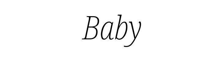 Noto Serif Condensed ExtraLight Italic  Free Fonts Download