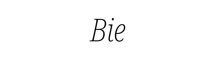 Noto Serif Condensed ExtraLight Italic  Free Fonts Download
