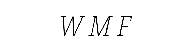 Noto Serif Condensed ExtraLight Italic  Free Fonts Download