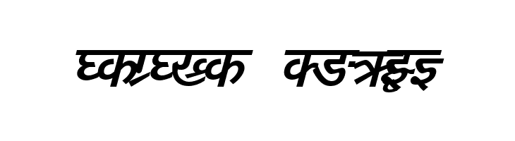 DV-TTYogeshEN BoldItalic  Free Fonts Download