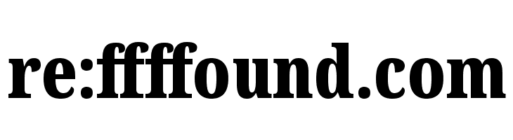Noto Serif ExtraCondensed Black  Free Fonts Download