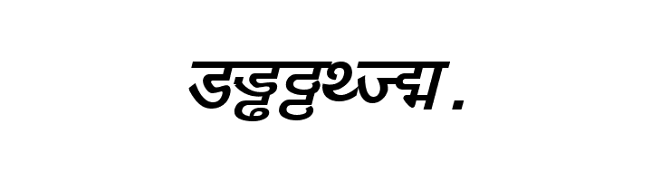 DV-TTYogesh BoldItalic  Free Fonts Download