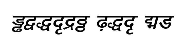 DV-TTYogesh BoldItalic  Free Fonts Download