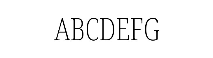 Noto Serif ExtraCondensed ExtraLight  Free Fonts Download