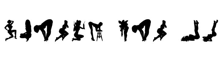 Darrians Sexy Silhouettes 4  Free Fonts Download