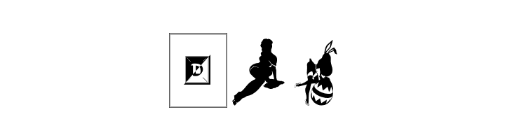 Sexy Silouette Stencils  Free Fonts Download