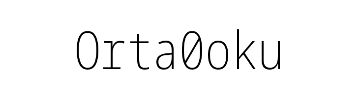 Noto Sans Mono ExtraCondensed ExtraLight  Free Fonts Download