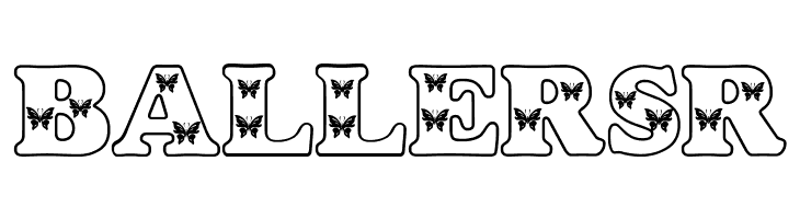 Butterfly Letters  Free Fonts Download