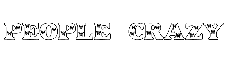Butterfly Letters  Free Fonts Download