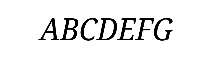 Noto Serif SemiCondensed Italic  Free Fonts Download