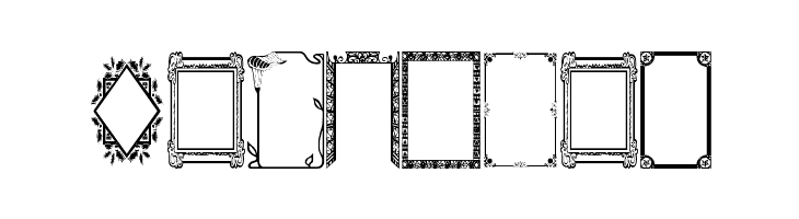 Darrians Frames Two  Free Fonts Download