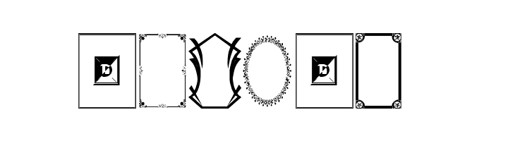 Darrians Frames Two  Free Fonts Download