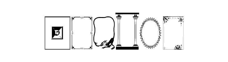 Darrians Frames Two  Free Fonts Download