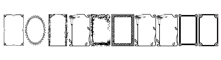 Darrians Frames Two  Free Fonts Download