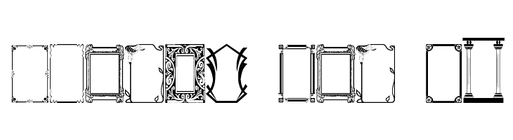 Darrians Frames Two  Free Fonts Download